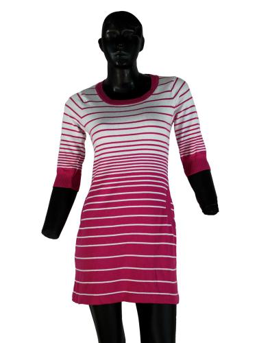 Pelican Stripped Casual Dress