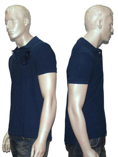 Collared Casual T-Shirt Blue