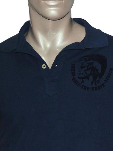 Collared Casual T-Shirt Blue