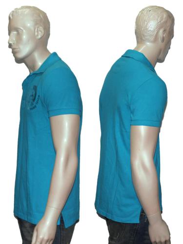 Collared Casual T-Shirt Light Blue