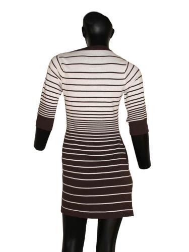 Pelican Stripped Casual Dress