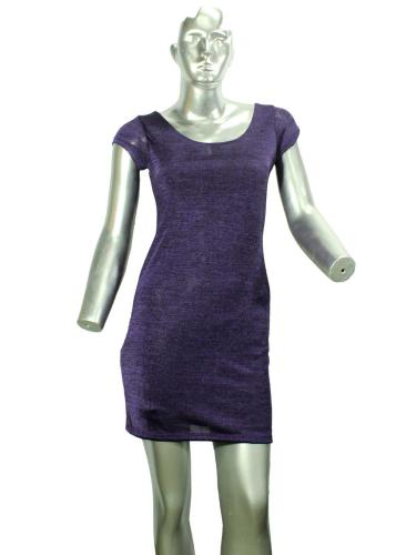 Party Wear Bodycon Dress - Puple