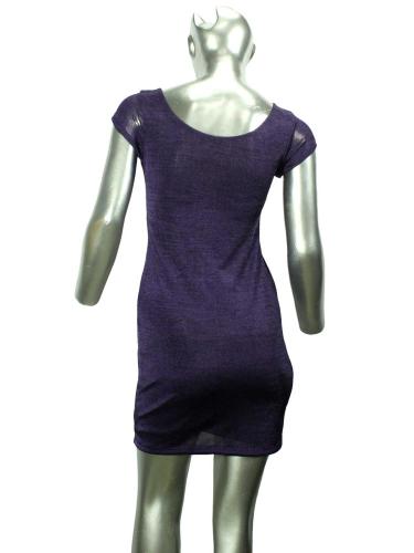 Party Wear Bodycon Dress - Puple