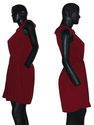 Party Cum Casual Wear Dress - Maroon